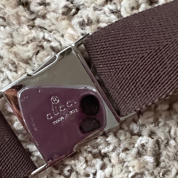 Gucci Beige and Brown Monogram Belt Bag - Picture 5 of 8